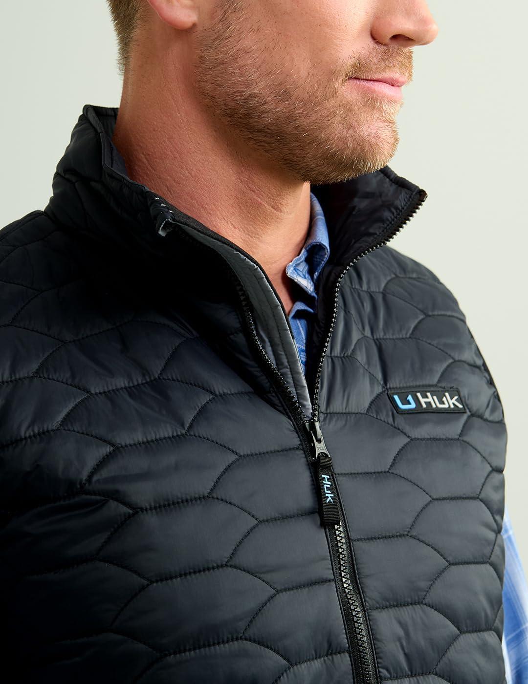 imageHUK Mens Scale DWR Insulated Performance Fishing VestBlack