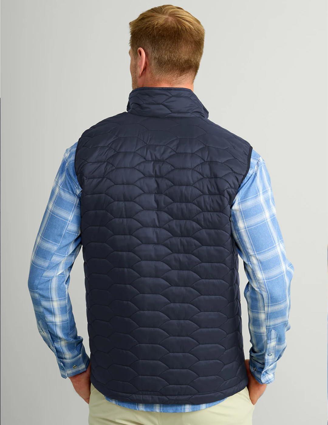 imageHUK Mens Scale DWR Insulated Performance Fishing VestNaval Academy