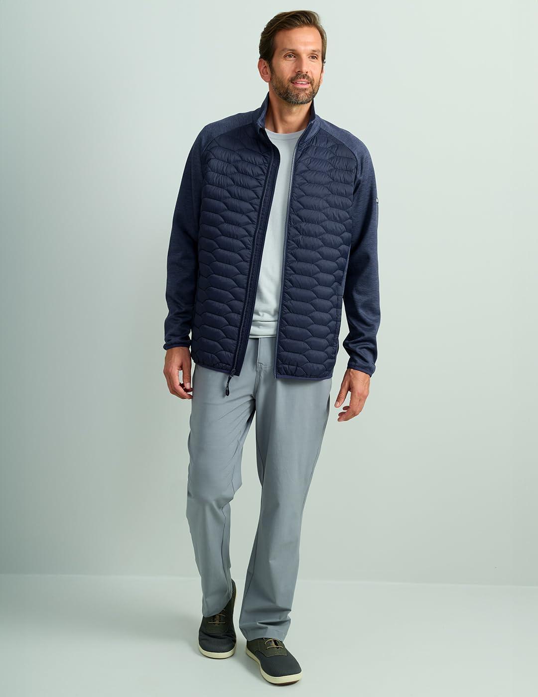 imageHUK Mens Scale Hybrid DWR Performance Fishing JacketNaval Academy