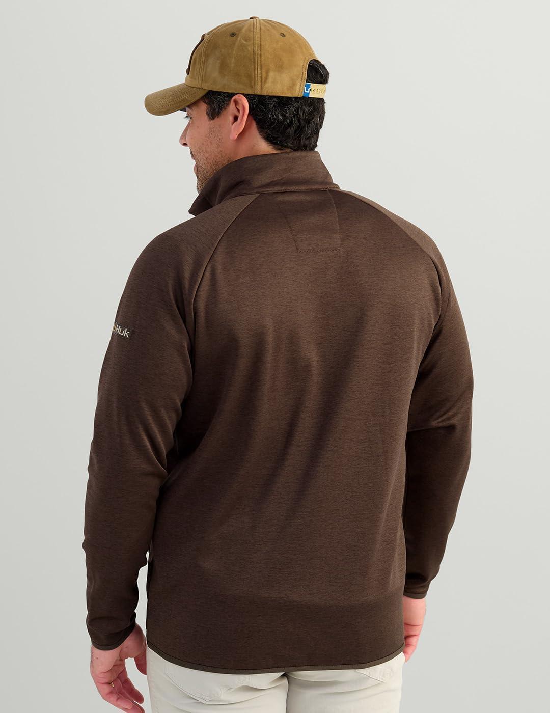 imageHUK Mens Scale Hybrid DWR Performance Fishing JacketPluff Mud