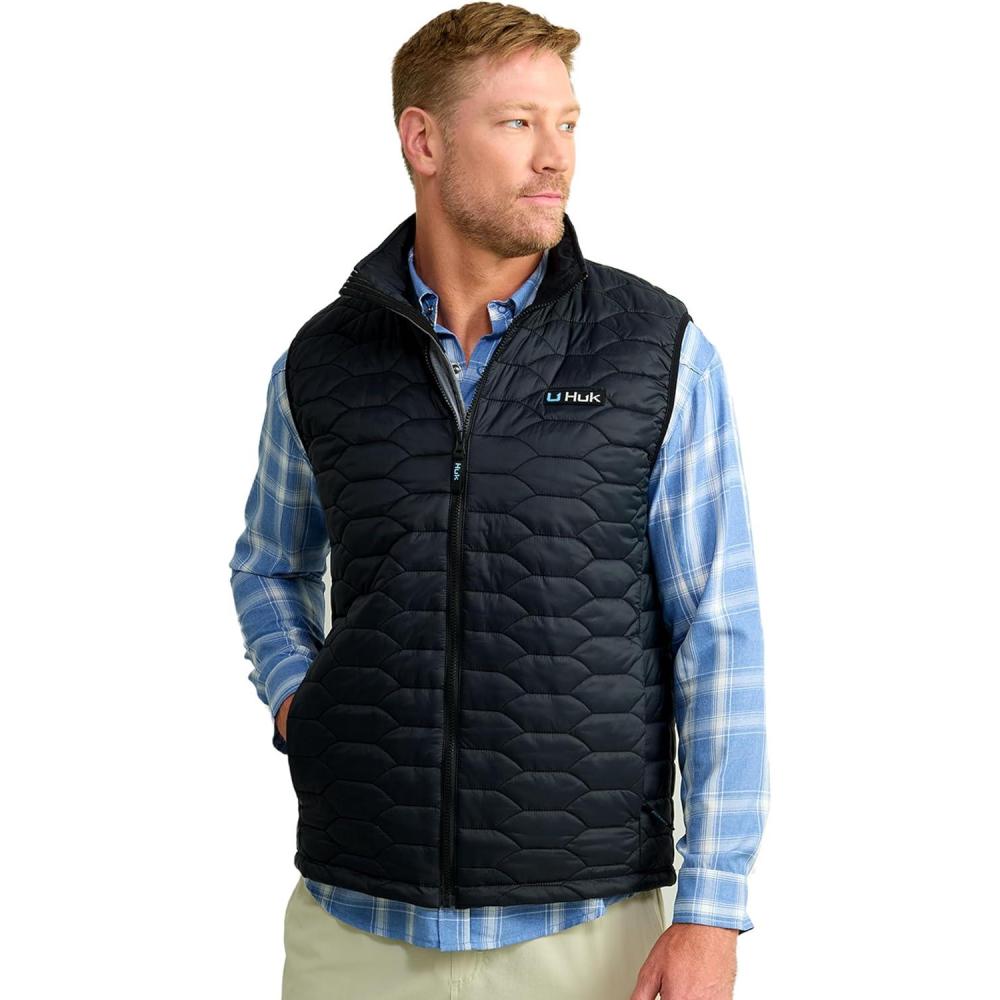 imageHUK Mens Scale DWR Insulated Performance Fishing VestBlack