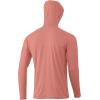 imageHUK Mens Standard A1A Hoodie QuickDry Performance Hooded Shirt 30 UPFNeon Orange