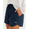 imageHUK Womens A1a QuickDry Fishing Shorts UPF 30 Sun Protection 4 Inseam Breathable with Elastic Waistband ampamp Builtin Brief