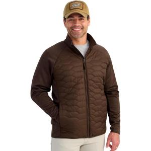 imageHUK Mens Scale Hybrid DWR Performance Fishing JacketPluff Mud