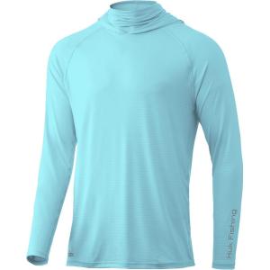 imageHUK Mens Standard A1A Hoodie QuickDry Performance Hooded Shirt 30 UPFIsland Paradise