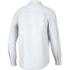 imageHUK Back Draft Solid Long Sleeve Button Vented Fishing Shirt for MenWhite