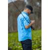imageHUK Back Draft Solid Short Sleeve Button Vented Fishing Shirt for MenMarolina Blue