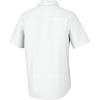 imageHUK Back Draft Solid Short Sleeve Button Vented Fishing Shirt for MenWhite