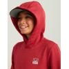 imageHUK Boys Coldfront Performance Fishing Hoodie for KidsScarlet Blaze Heather