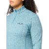 imageHUK Coldfront 14 Zip Performance Fishing Jacket for WomenStorm Blue Heather