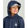 imageHUK Kids Coldfront Performance Fishing HoodieNaval Academy Heather