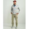 imageHUK Mens Coldfront 14 Zip Performance Fishing JacketHarbor Mist Heather