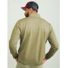 imageHUK Mens Coldfront 14 Zip Performance Fishing JacketOverland Heather