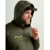 imageHUK Mens Coldfront Graphic Performance Fishing HoodieCyprus Land Heather