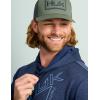 imageHUK Mens Coldfront Graphic Performance Fishing HoodieNaval Academy Heather