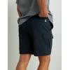 imageHUK Mens Creekbed 7quot Performance Fishing Cargo ShortsBlack