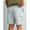 imageHUK Mens Creekbed 7quot Performance Fishing Cargo ShortsHarbor Mist