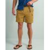 imageHUK Mens Creekbed 7quot Performance Fishing Cargo ShortsSand Piper
