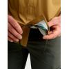 imageHUK Mens Creekbed Solid Short Sleeve Button Fishing ShirtSand Piper