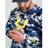 imageHUK Mens KC Scott Patterned Pursuit Shirt Performance Fishing Shirt Marolina Blue 3XLargeMarolina Blue