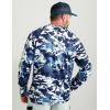 imageHUK Mens KC Scott Patterned Pursuit Shirt Performance Fishing Shirt Marolina Blue 3XLargeMarolina Blue