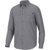 imageHUK Back Draft Solid Long Sleeve Button Vented Fishing Shirt for MenNight Owl