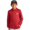 imageHUK Boys Coldfront Performance Fishing Hoodie for KidsScarlet Blaze Heather