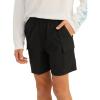 imageHUK Boys Creekbed Performance Fishing Cargo Shorts for KidsBlack