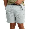 imageHUK Mens Creekbed 7quot Performance Fishing Cargo ShortsHarbor Mist