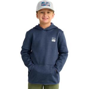 imageHUK Kids Coldfront Performance Fishing HoodieNaval Academy Heather