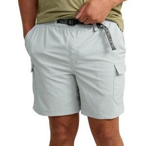imageHUK Mens Creekbed 7quot Performance Fishing Cargo ShortsHarbor Mist