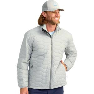 imageHUK Mens Scale Jacket DWR Performance Fishing CoatNo Hood  Harbor Mist