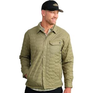 imageHUK Mens Scale Shacket DWR Insulated Performance Fishing Shirt JacketOverland Trek