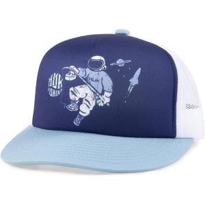 imageHUK Unisex Kids Trucker AntiGlare Snapback Fishing HatLightning Sky