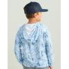 imageHUK Boys KC Scott Patterned Hoodie Performance Hooded Fishing ShirtApex Vert  Ice Water