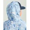 imageHUK Boys KC Scott Patterned Hoodie Performance Hooded Fishing ShirtApex Vert  Ice Water