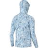 imageHUK Mens Kc Scott Patterned Pursuit Hoodie Hooded Fishing ShirtApex Vert  Ice Water