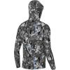 imageHUK Mens Kc Scott Patterned Pursuit Hoodie Hooded Fishing ShirtApex Vert  Night Owl
