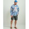 imageHUK Mens Kc Scott Patterned Pursuit Hoodie Hooded Fishing ShirtKc  Night Owl 20