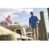 imageHUK Mens Kona Pattern Short Sleeve Fishing Button Down ShirtAmericookin  Quiet Harbor