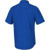 imageHUK Mens Kona Pattern Short Sleeve Fishing Button Down ShirtCross Dye  Set Sail