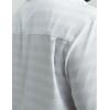 imageHUK Mens Kona Pattern Short Sleeve Fishing Button Down ShirtCross Dye Stripe  White
