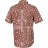 imageHUK Mens Kona Pattern Short Sleeve Fishing Button Down ShirtHukdana  Baked Clay