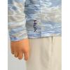 imageHUK Mens Leeward KC Scott Pattern Performance Fishing Crew Shirt Quiet HarborQuiet Harbor