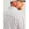 imageHUK Mens Tide Point Pattern Short Sleeve Shirt Fishing Button DownChannel Marker