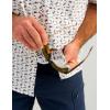 imageHUK Mens Tide Point Pattern Short Sleeve Shirt Fishing Button DownChannel Marker