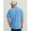 imageHUK Mens Tide Point Pattern Short Sleeve Shirt Fishing Button DownMarolina Blue