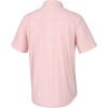 imageHUK Mens Tide Point Pattern Short Sleeve Shirt Fishing Button DownMini Check  Peach Nectar