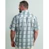 imageHUK Mens Tide Point Pattern Short Sleeve Shirt Fishing Button DownStorm Blue