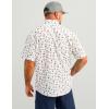 imageHUK Mens Tide Point Pattern Short Sleeve Shirt Fishing Button DownWhite 20